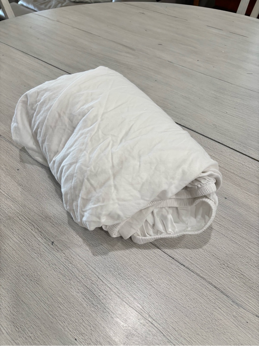 BOLL AND BRANCH White Organic Cotton Signature Hemmed FITTED SHEET ONLY King
